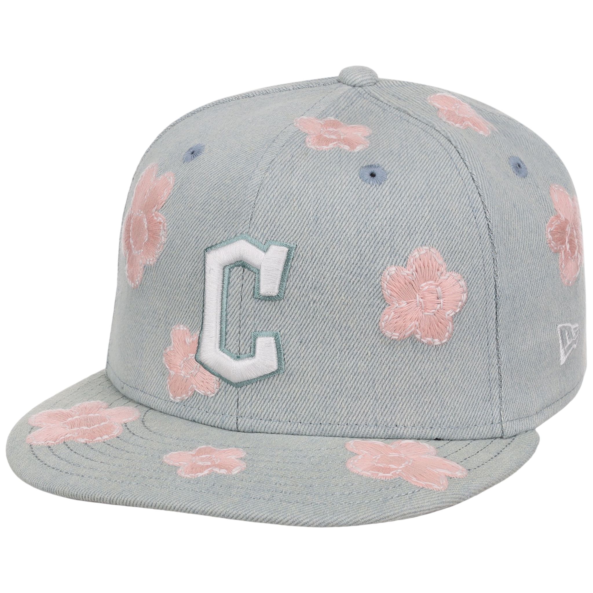 Cleveland Guardians MLB Denim Flower New Era 59FIFTY