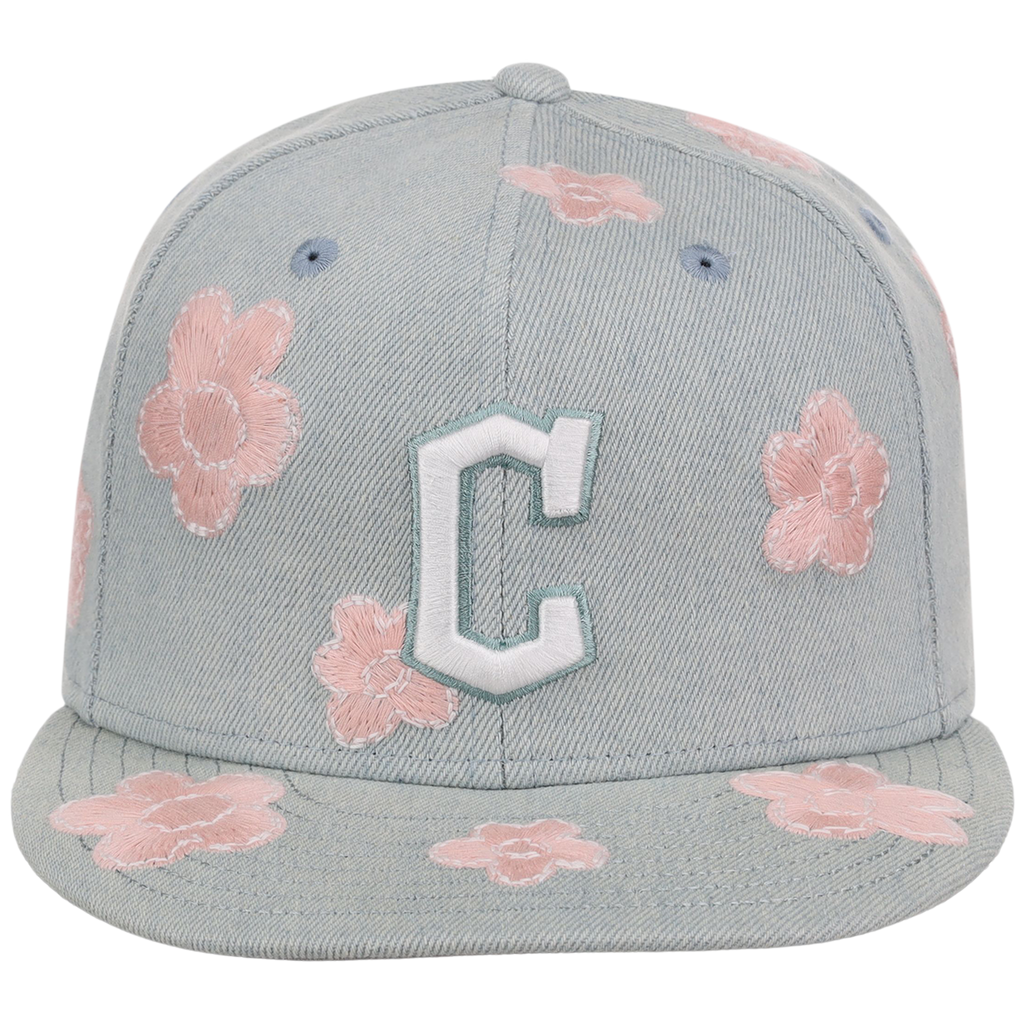 Cleveland Guardians MLB Denim Flower New Era 59FIFTY