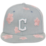 Cleveland Guardians MLB Denim Flower New Era 59FIFTY
