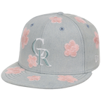 Colorado Rockies MLB Denim Flower New Era 59FIFTY