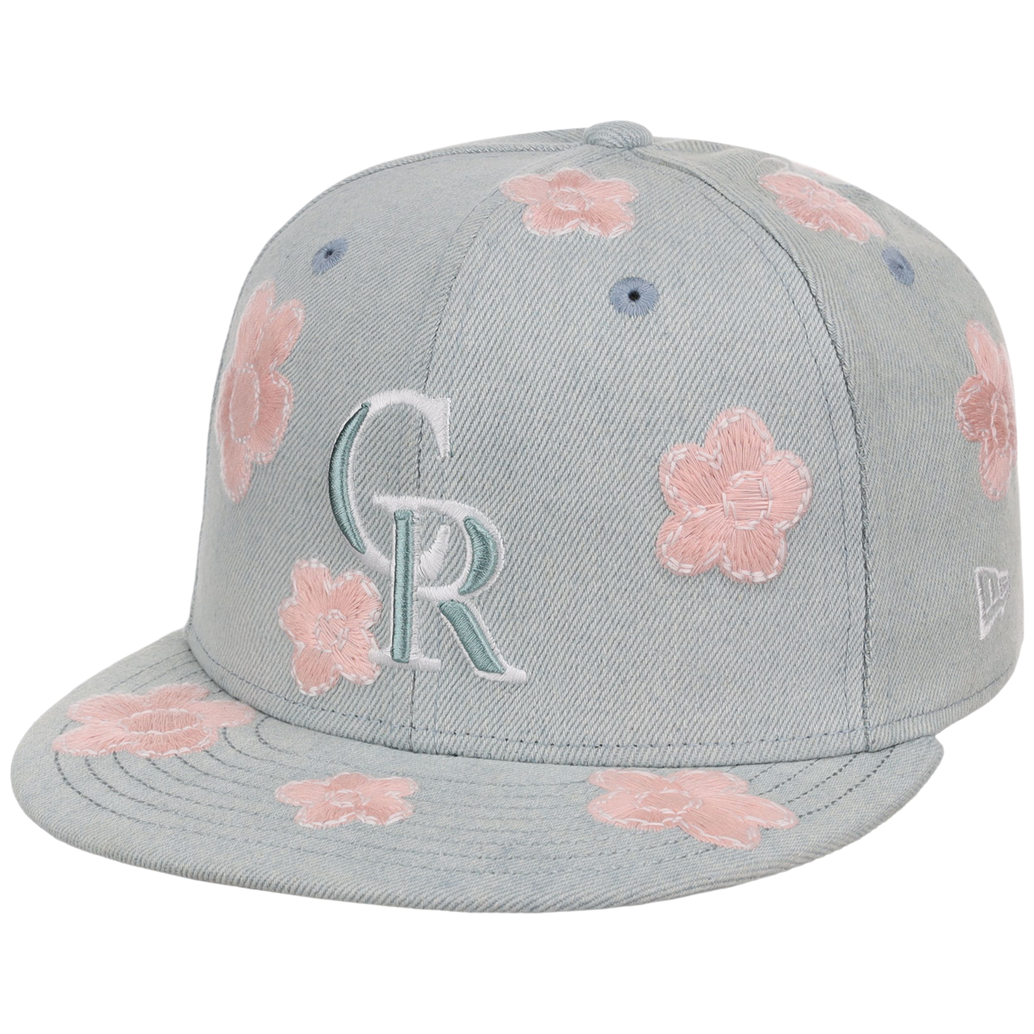 Colorado Rockies MLB Denim Flower New Era 59FIFTY