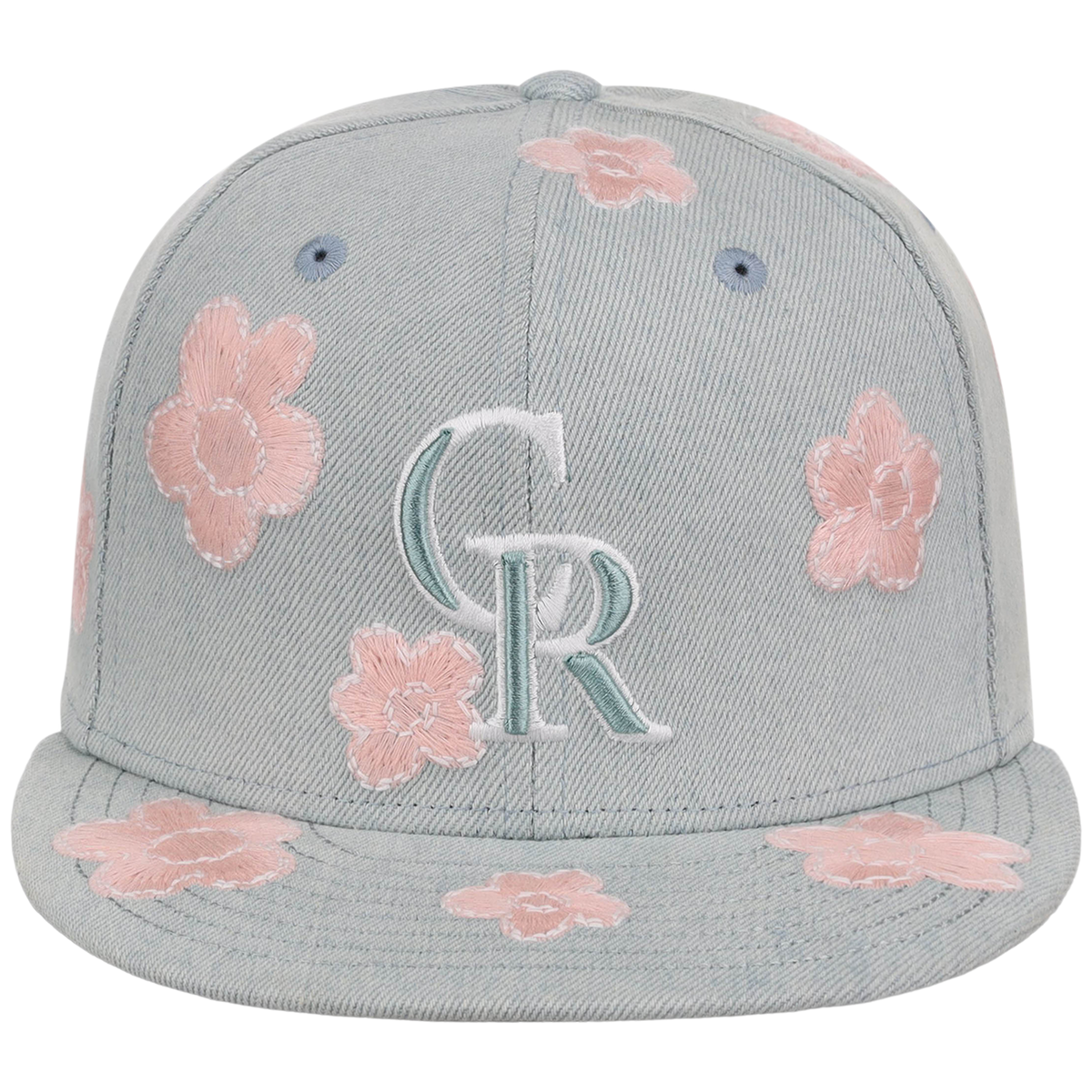 Colorado Rockies MLB Denim Flower New Era 59FIFTY
