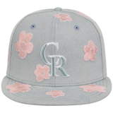 Colorado Rockies MLB Denim Flower New Era 59FIFTY