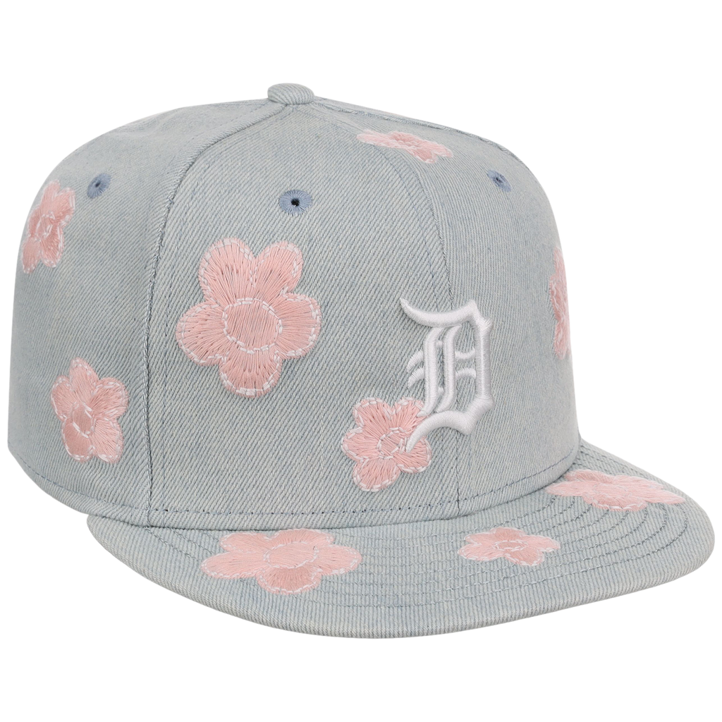 Detroit Tigers MLB Denim Flower New Era 59FIFTY