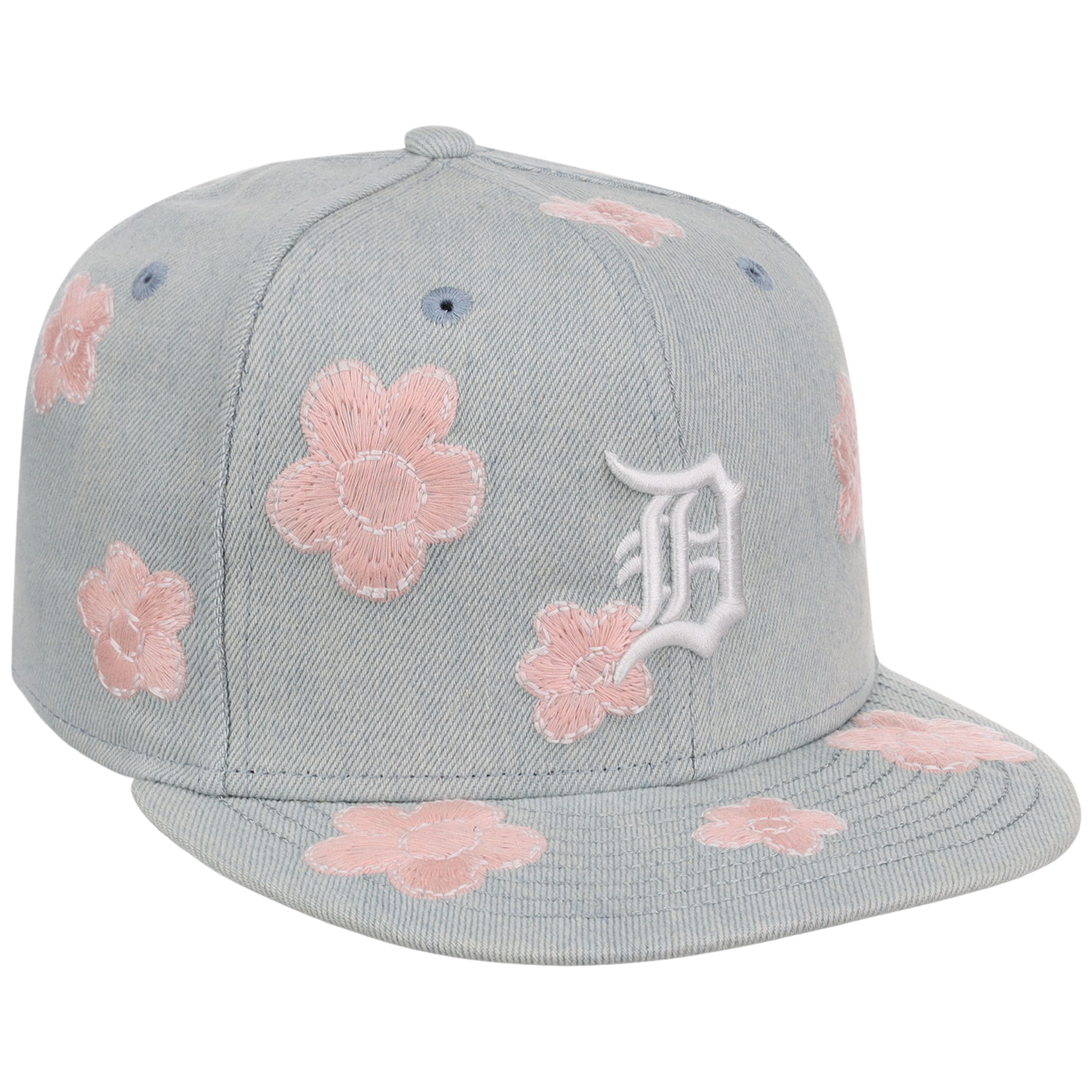 Detroit Tigers MLB Denim Flower New Era 59FIFTY