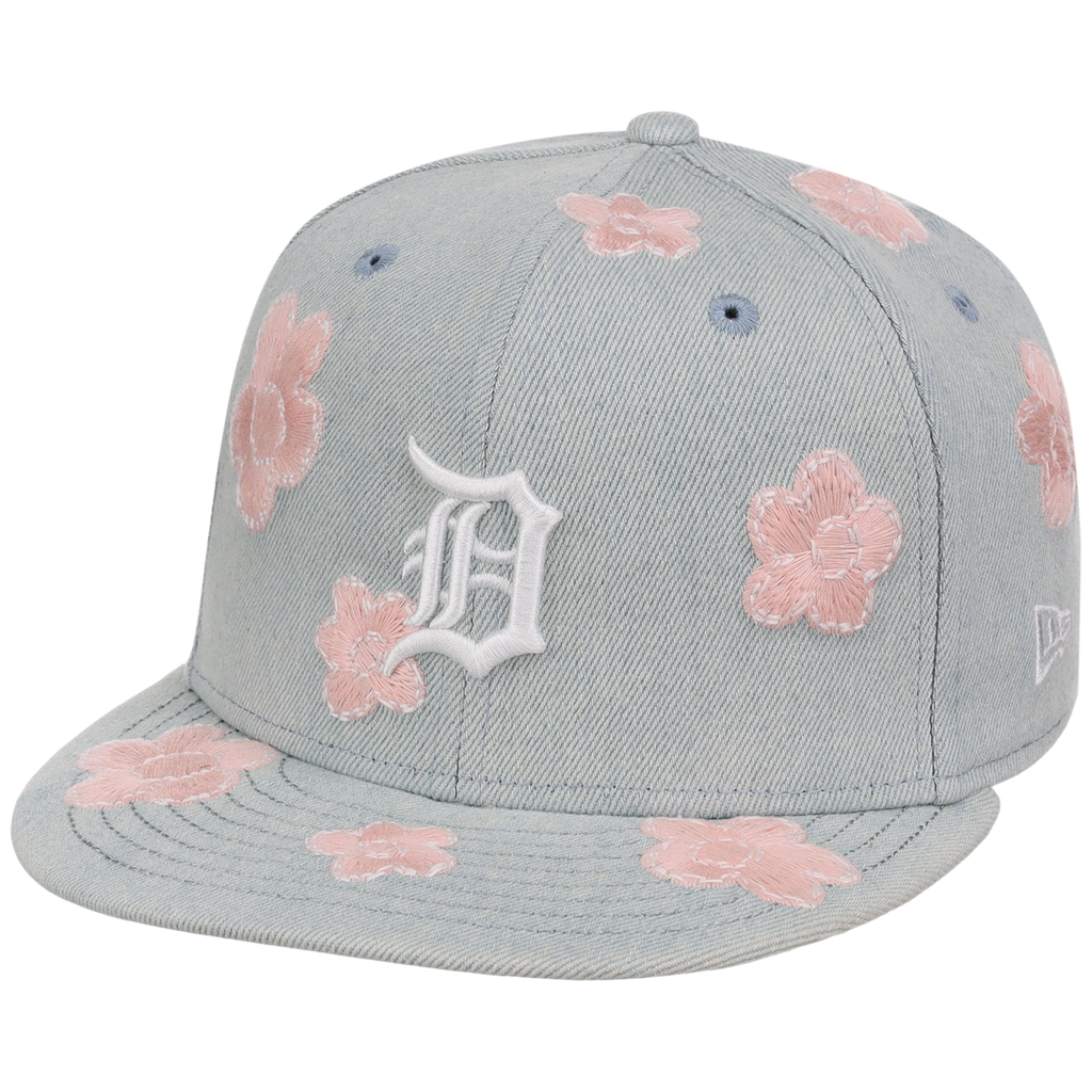 Detroit Tigers MLB Denim Flower New Era 59FIFTY