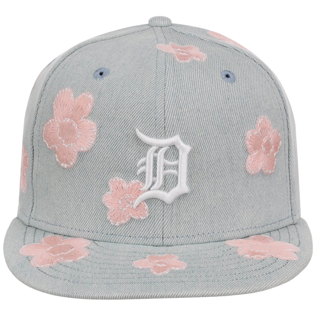 Detroit Tigers MLB Denim Flower New Era 59FIFTY