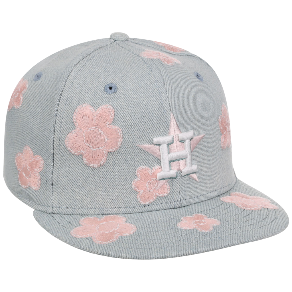 Houston Astros MLB Denim Flower New Era 59FIFTY