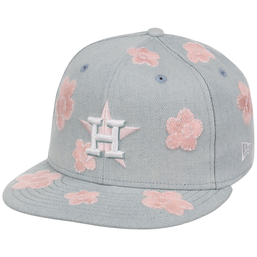 Houston Astros MLB Denim Flower New Era 59FIFTY
