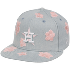 Houston Astros MLB Denim Flower New Era 59FIFTY