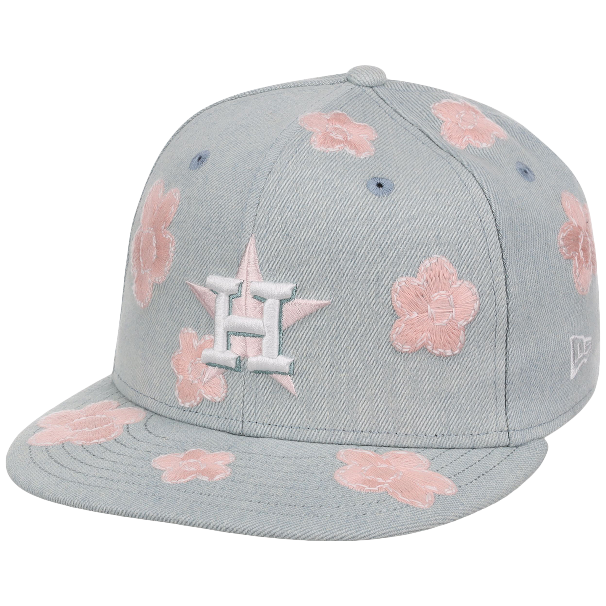 Houston Astros MLB Denim Flower New Era 59FIFTY