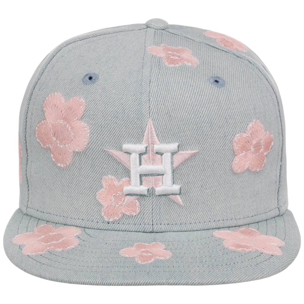 Houston Astros MLB Denim Flower New Era 59FIFTY