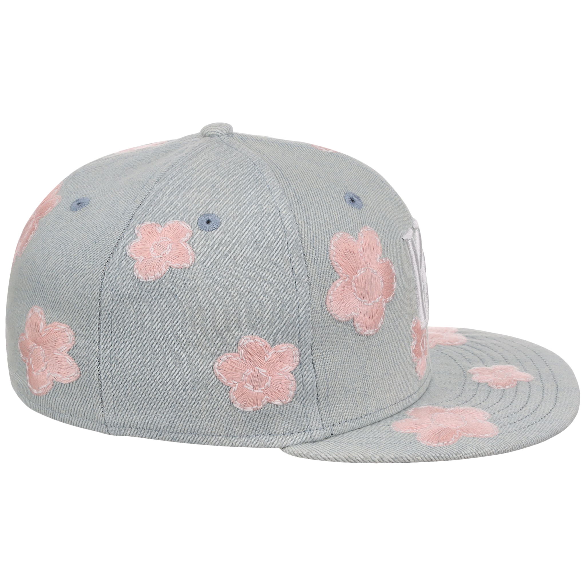 Kansas City Royals MLB Denim Flower New Era 59FIFTY
