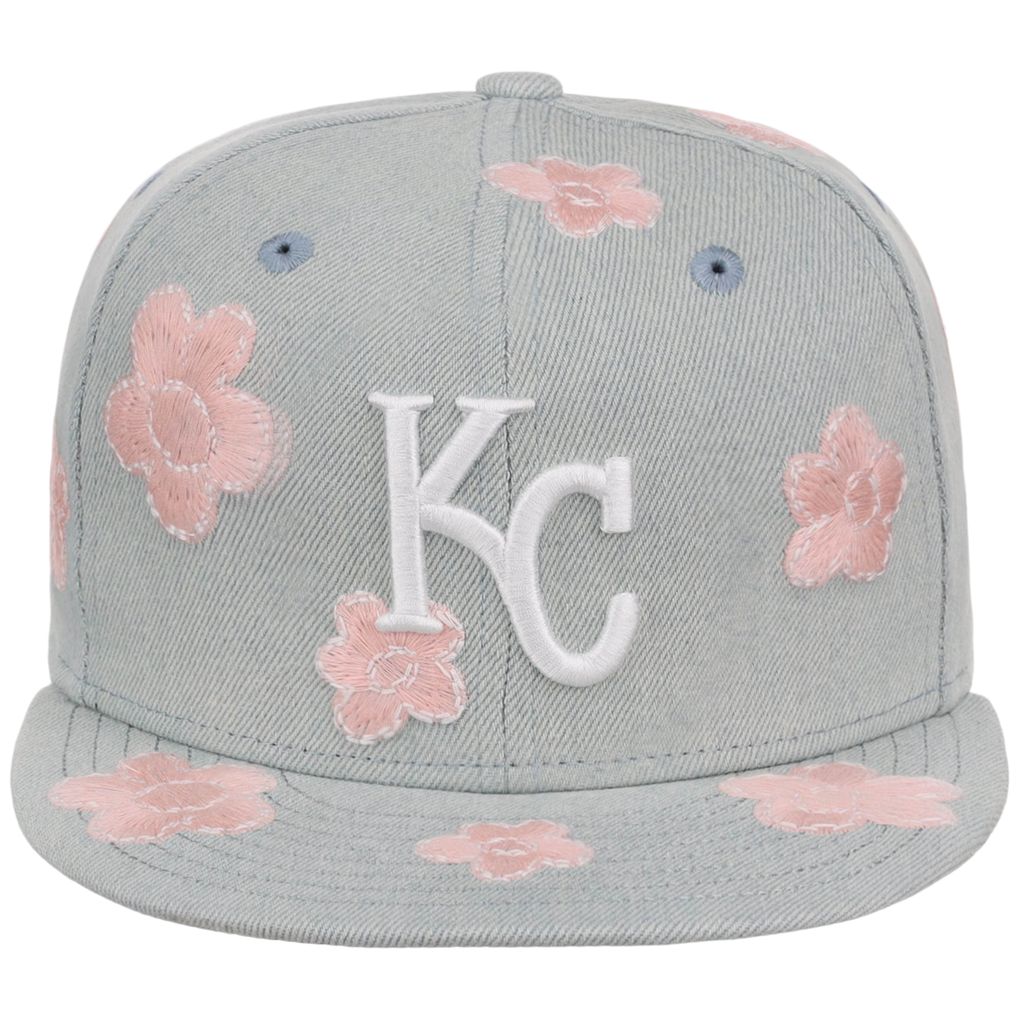 Kansas City Royals MLB Denim Flower New Era 59FIFTY