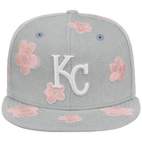 Kansas City Royals MLB Denim Flower New Era 59FIFTY