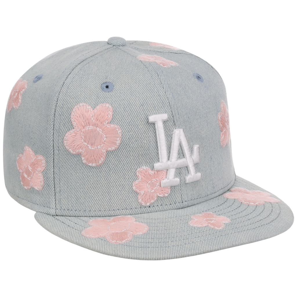 Los Angeles Dodgers MLB Denim Flower New Era 59FIFTY