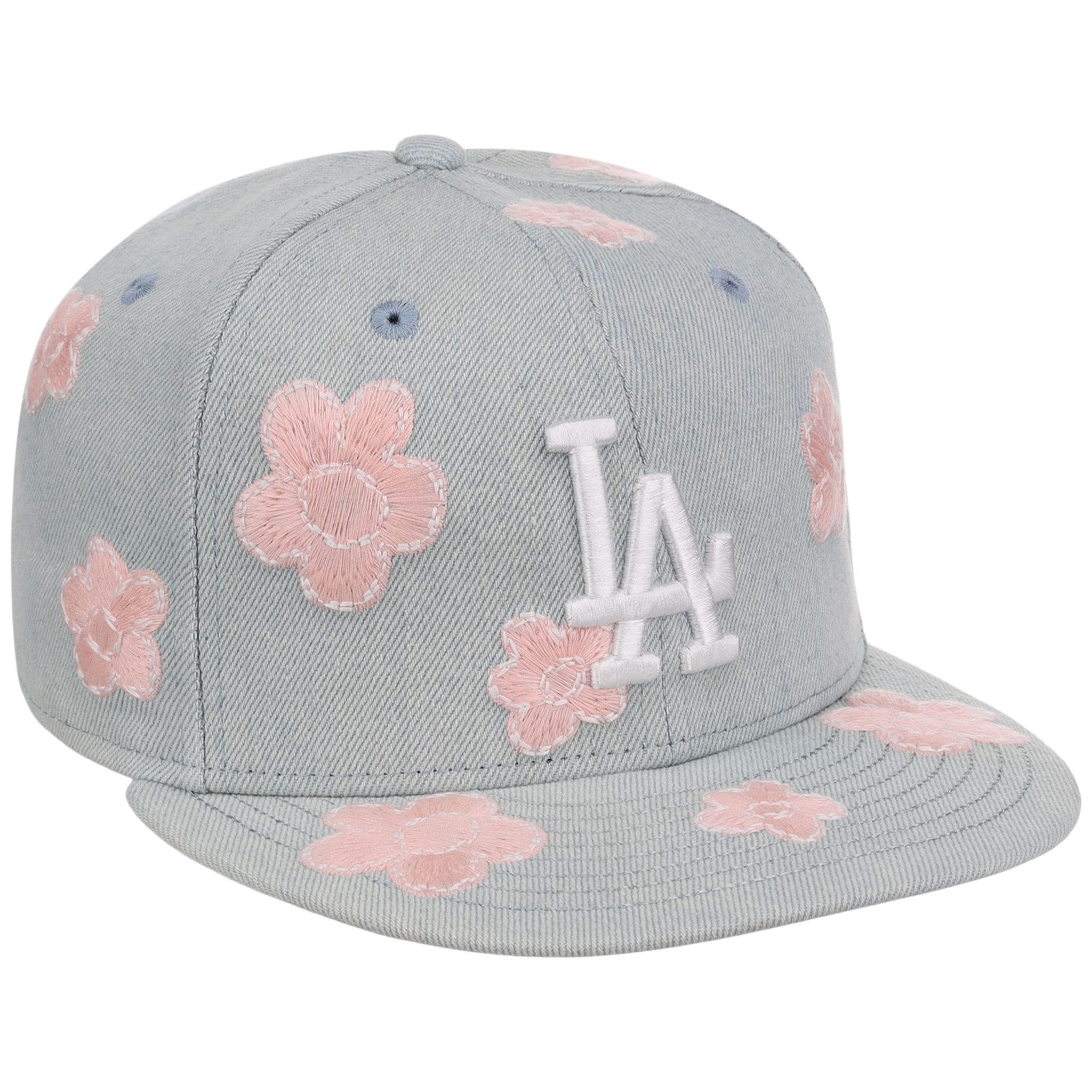 Los Angeles Dodgers MLB Denim Flower New Era 59FIFTY