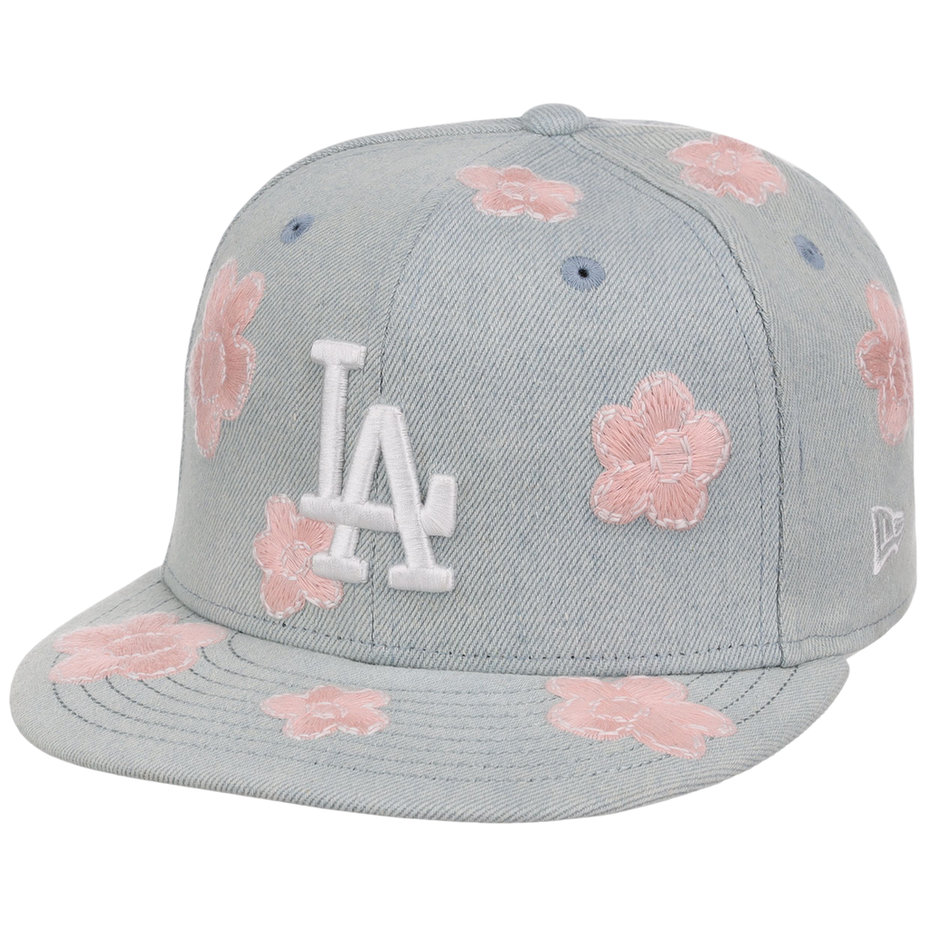 Los Angeles Dodgers MLB Denim Flower New Era 59FIFTY