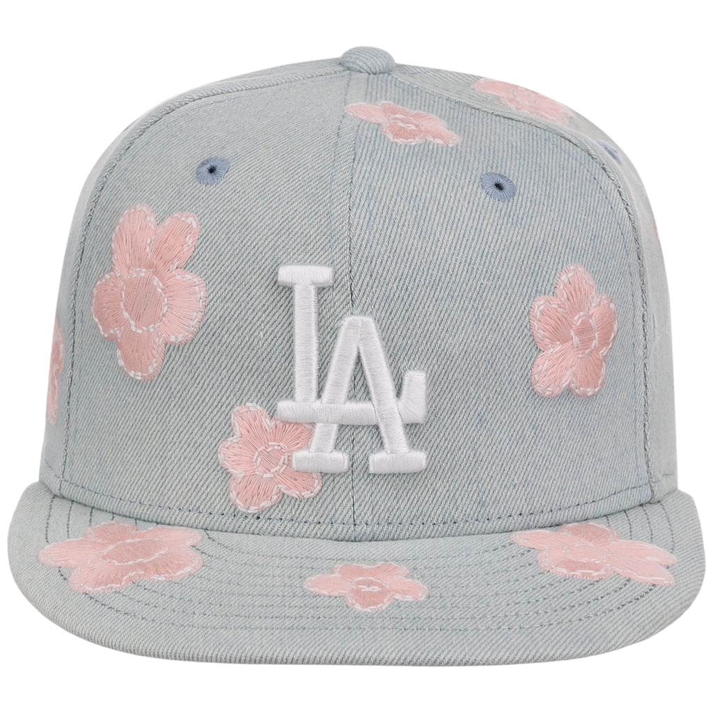 Los Angeles Dodgers MLB Denim Flower New Era 59FIFTY