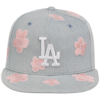 Los Angeles Dodgers MLB Denim Flower New Era 59FIFTY