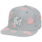 Miami Marlins MLB Denim Flower New Era 59FIFTY