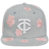 Minnesota Twins MLB Denim Flower New Era 59FIFTY