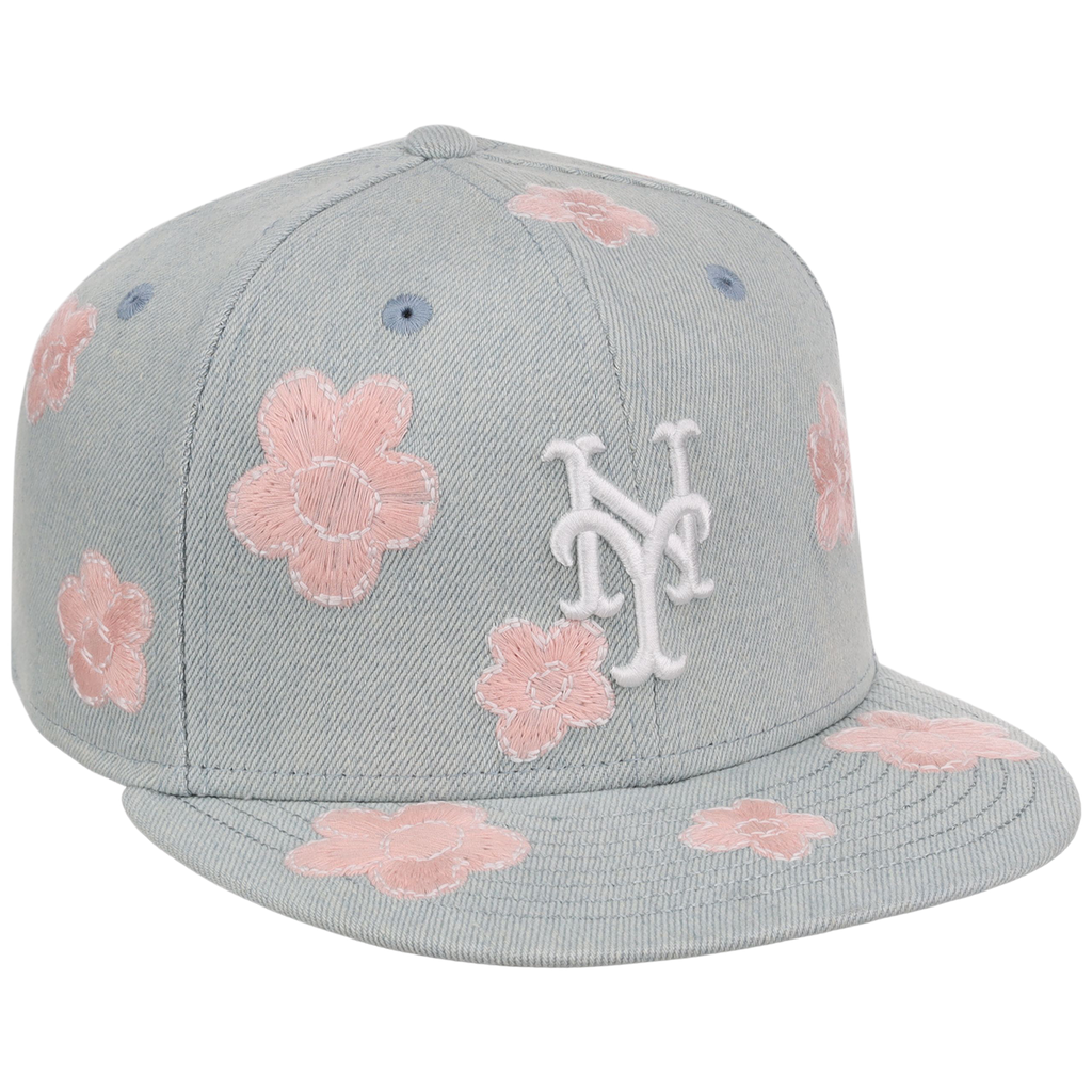 New York Mets MLB Denim Flower New Era 59FIFTY