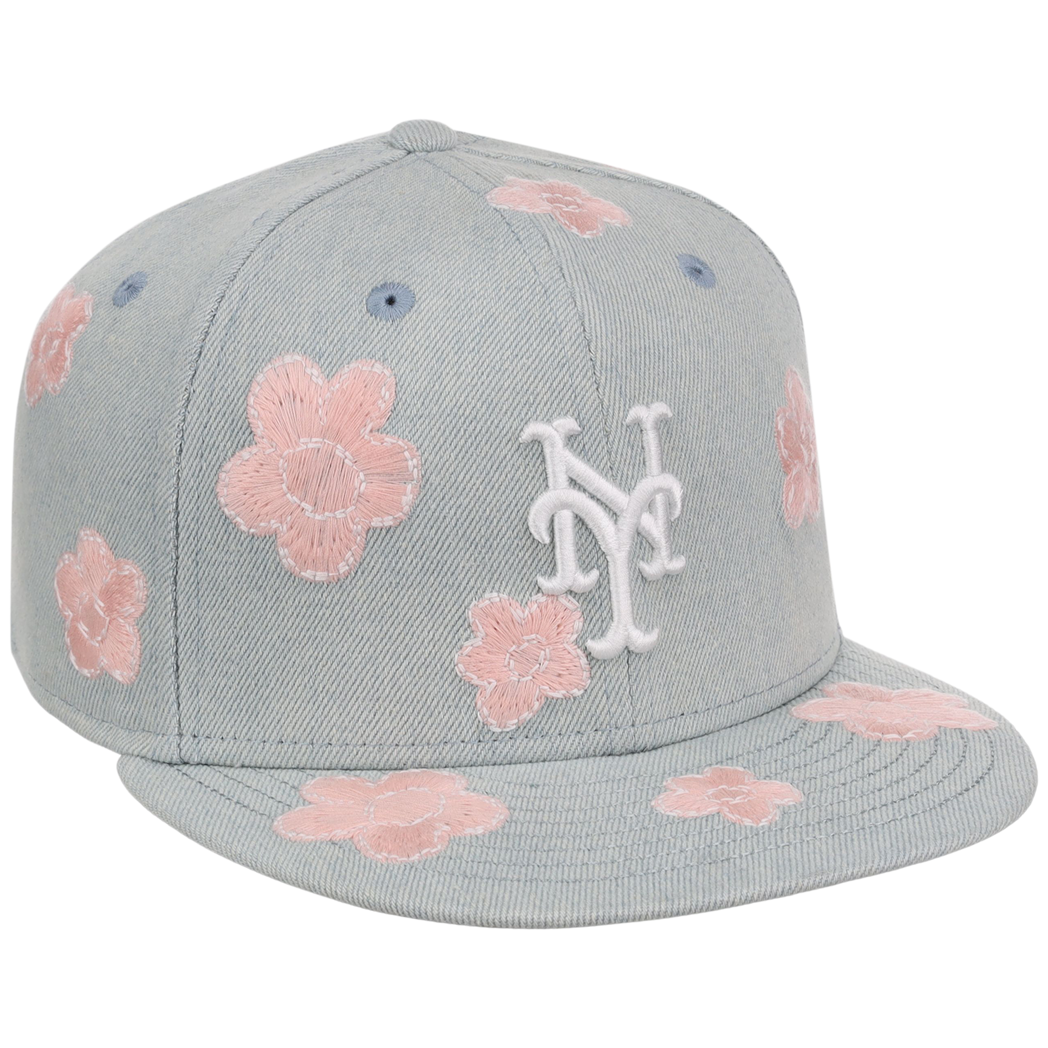 New York Mets MLB Denim Flower New Era 59FIFTY