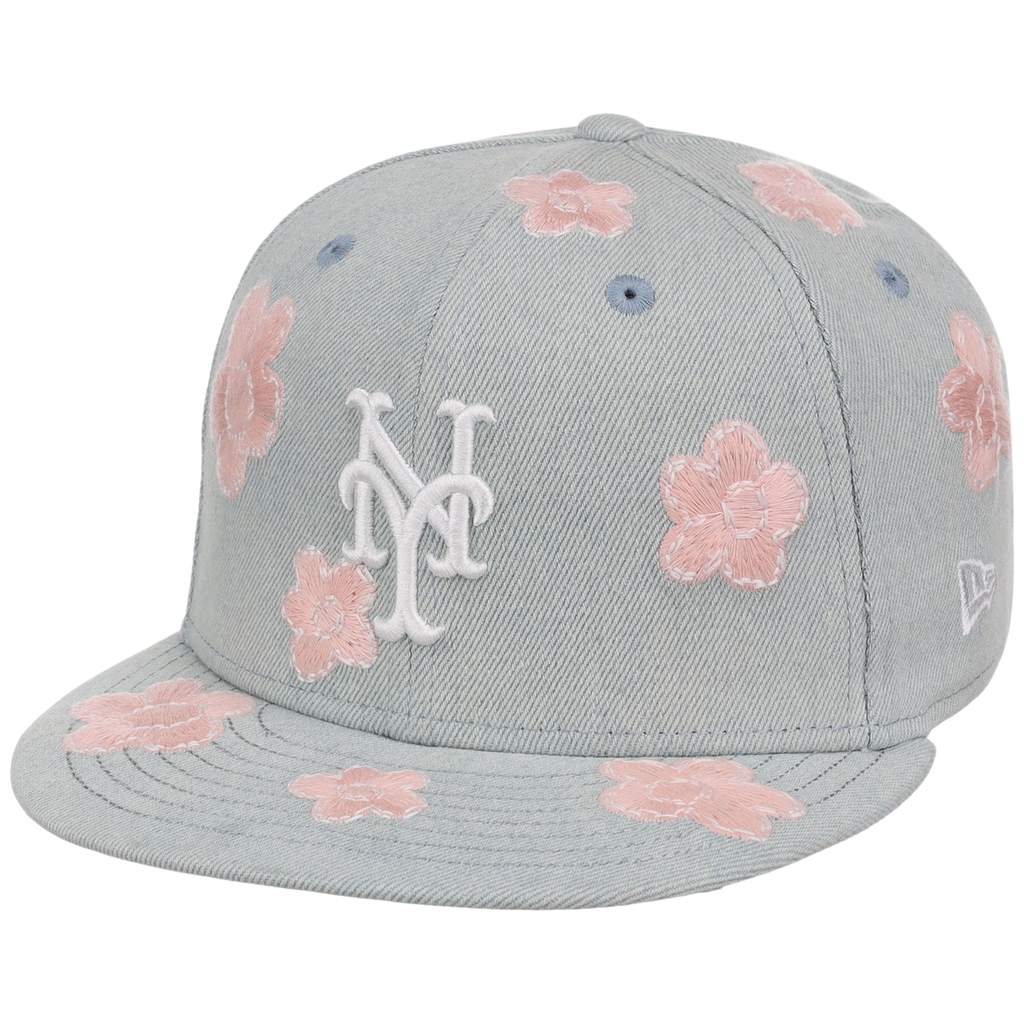 New York Mets MLB Denim Flower New Era 59FIFTY
