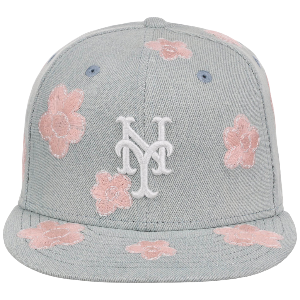 New York Mets MLB Denim Flower New Era 59FIFTY