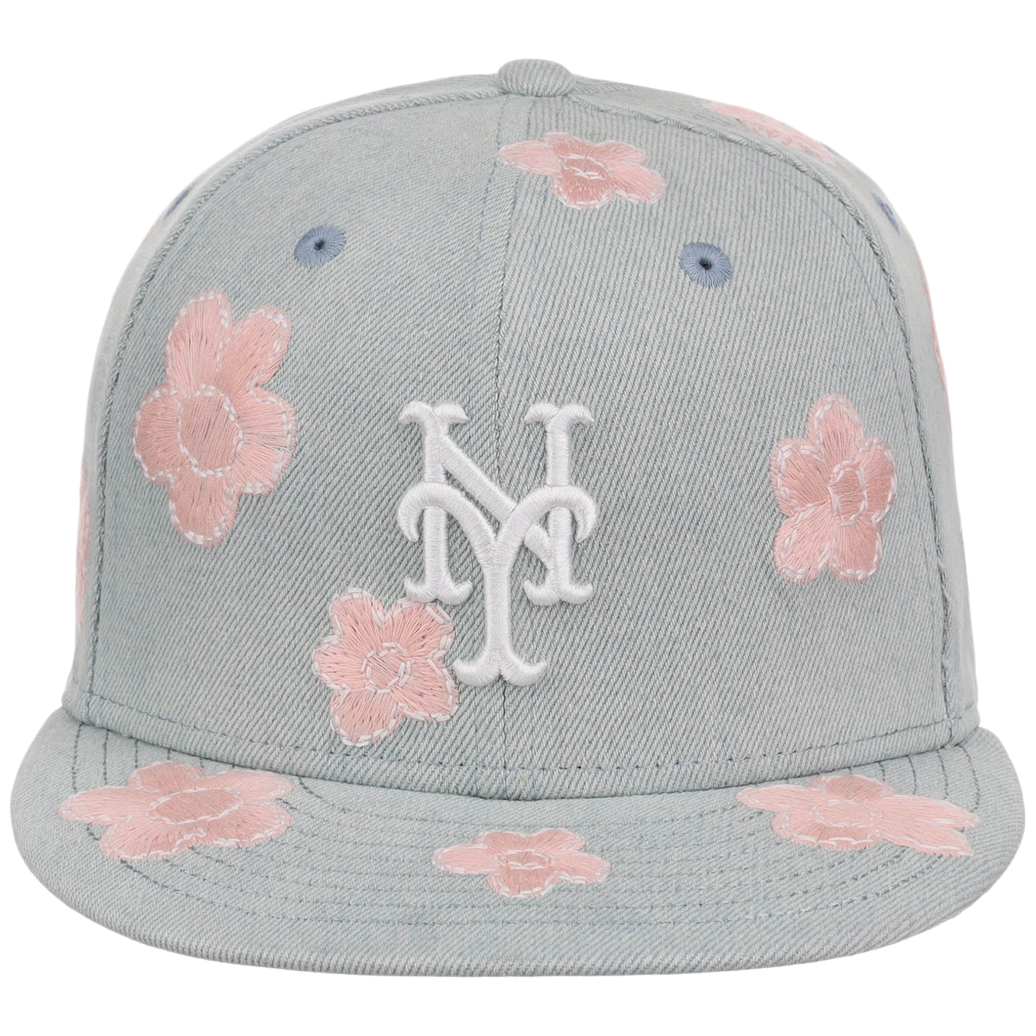 New York Mets MLB Denim Flower New Era 59FIFTY