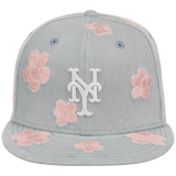 New York Mets MLB Denim Flower New Era 59FIFTY