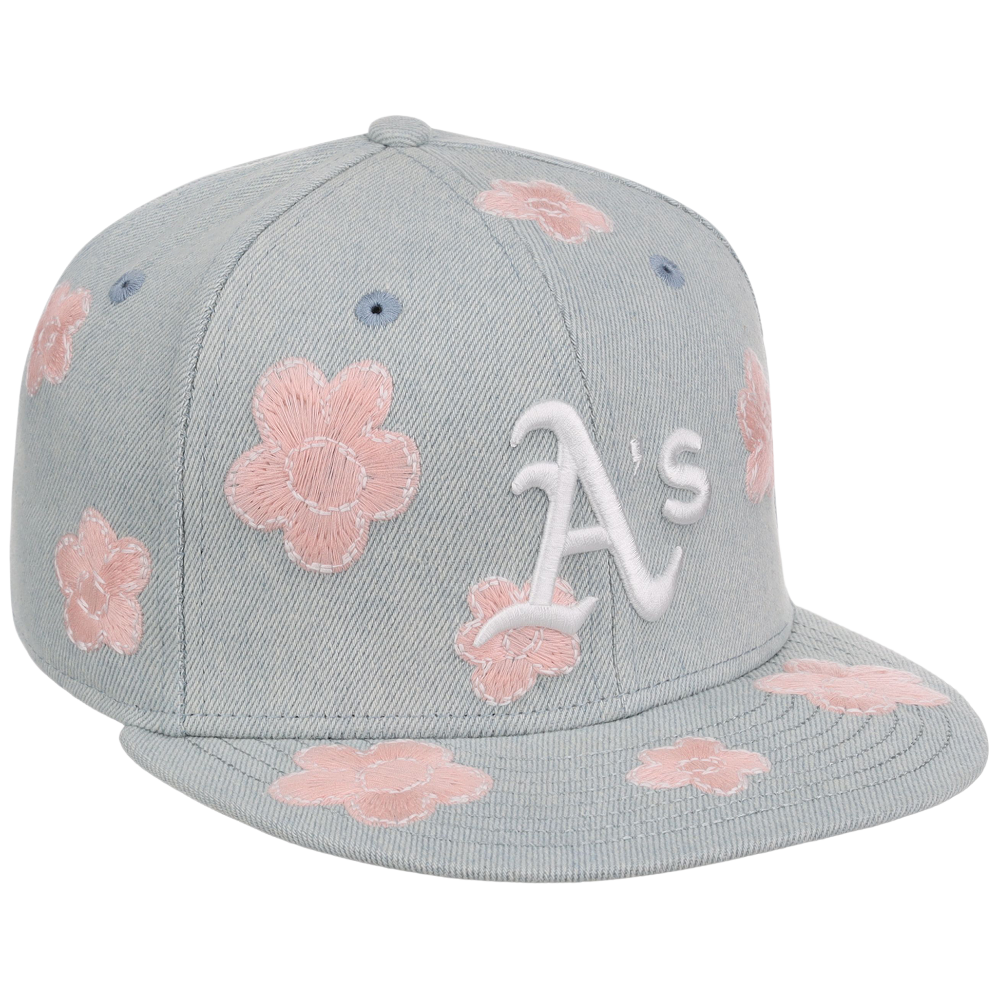 Oakland Athletics MLB Denim Flower New Era 59FIFTY