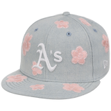 Oakland Athletics MLB Denim Flower New Era 59FIFTY