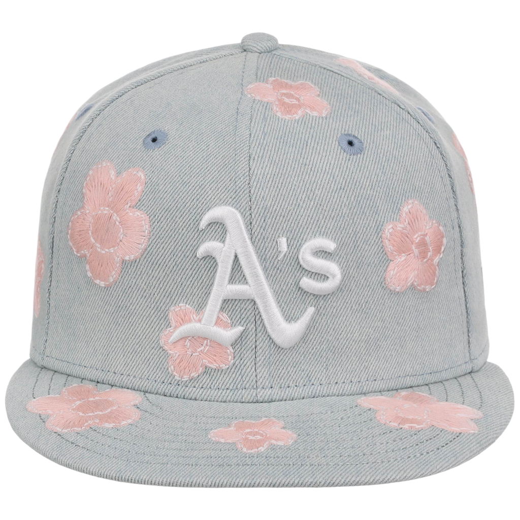 Oakland Athletics MLB Denim Flower New Era 59FIFTY