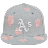 Oakland Athletics MLB Denim Flower New Era 59FIFTY