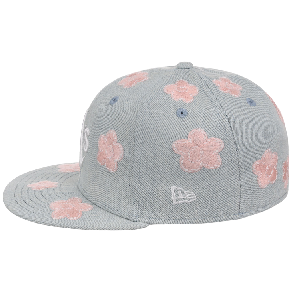 Oakland Athletics MLB Denim Flower New Era 59FIFTY