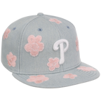 Philadelphia Phillies MLB Denim Flower New Era 59FIFTY