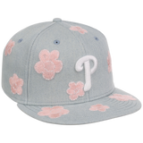 Philadelphia Phillies MLB Denim Flower New Era 59FIFTY