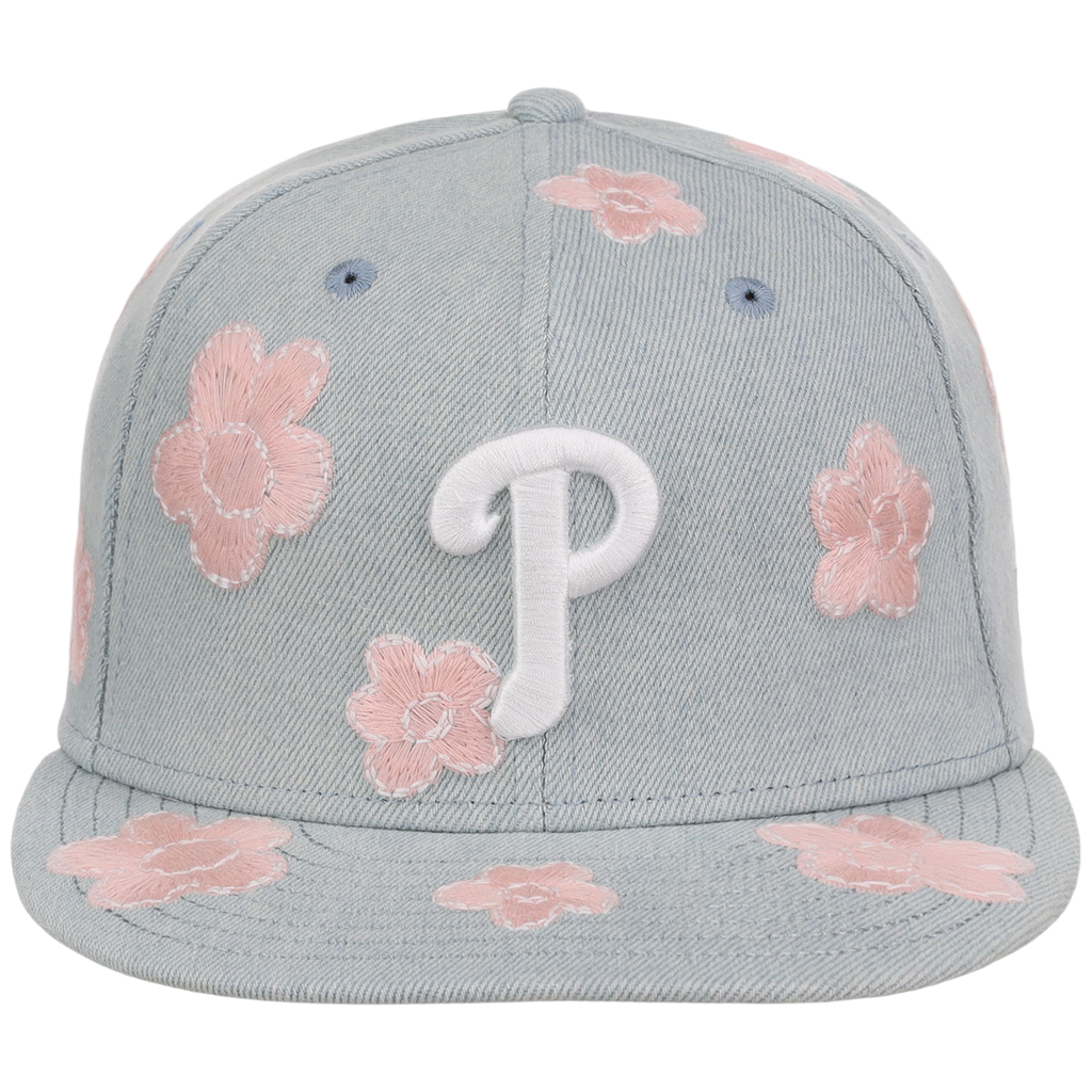 Philadelphia Phillies MLB Denim Flower New Era 59FIFTY