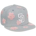 San Diego Padres MLB Denim Flower New Era 59FIFTY