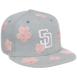 San Diego Padres MLB Denim Flower New Era 59FIFTY