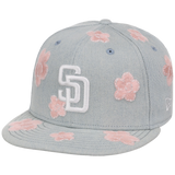 San Diego Padres MLB Denim Flower New Era 59FIFTY