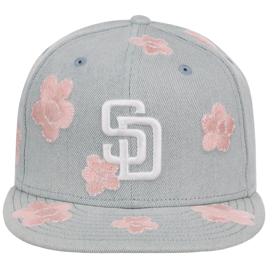 San Diego Padres MLB Denim Flower New Era 59FIFTY