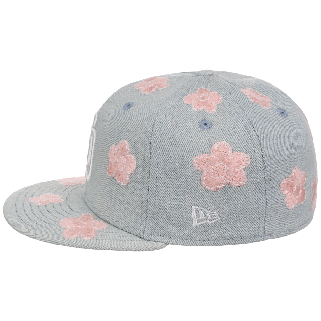 San Diego Padres MLB Denim Flower New Era 59FIFTY