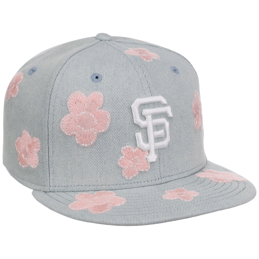 San Francisco Giants MLB Denim Flower New Era 59FIFTY
