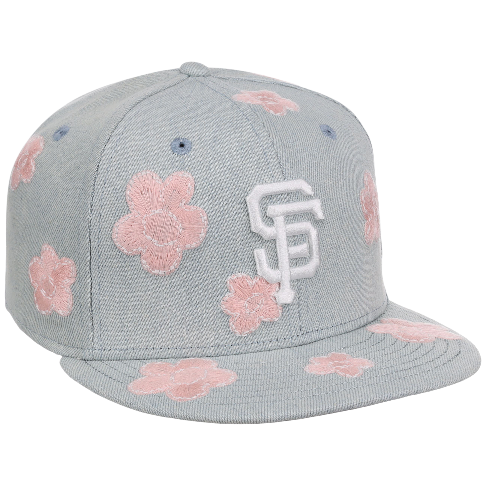 San Francisco Giants MLB Denim Flower New Era 59FIFTY