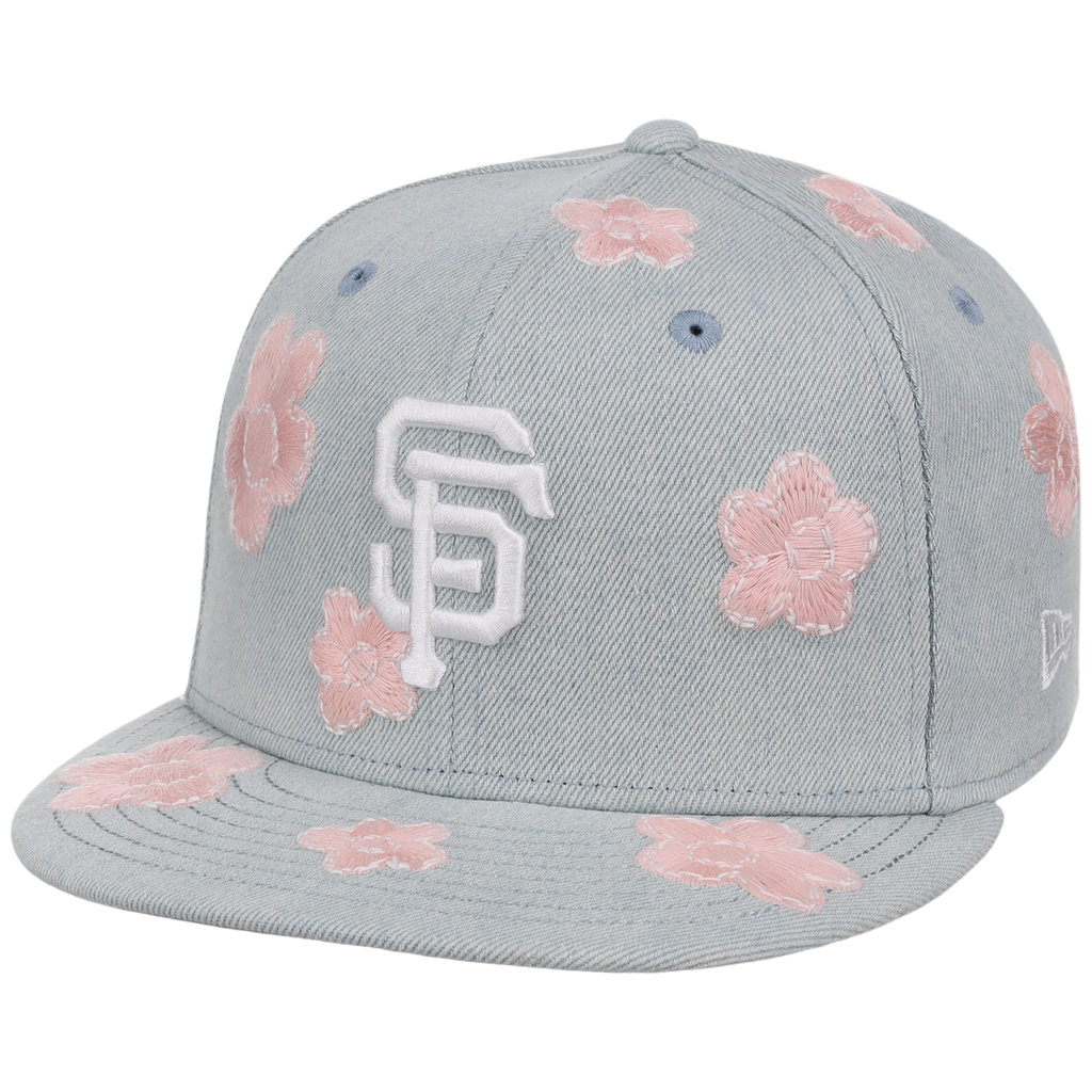 San Francisco Giants MLB Denim Flower New Era 59FIFTY