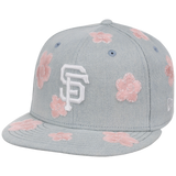 San Francisco Giants MLB Denim Flower New Era 59FIFTY