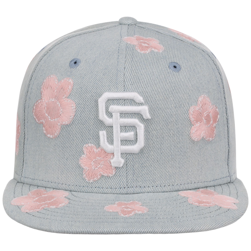 San Francisco Giants MLB Denim Flower New Era 59FIFTY